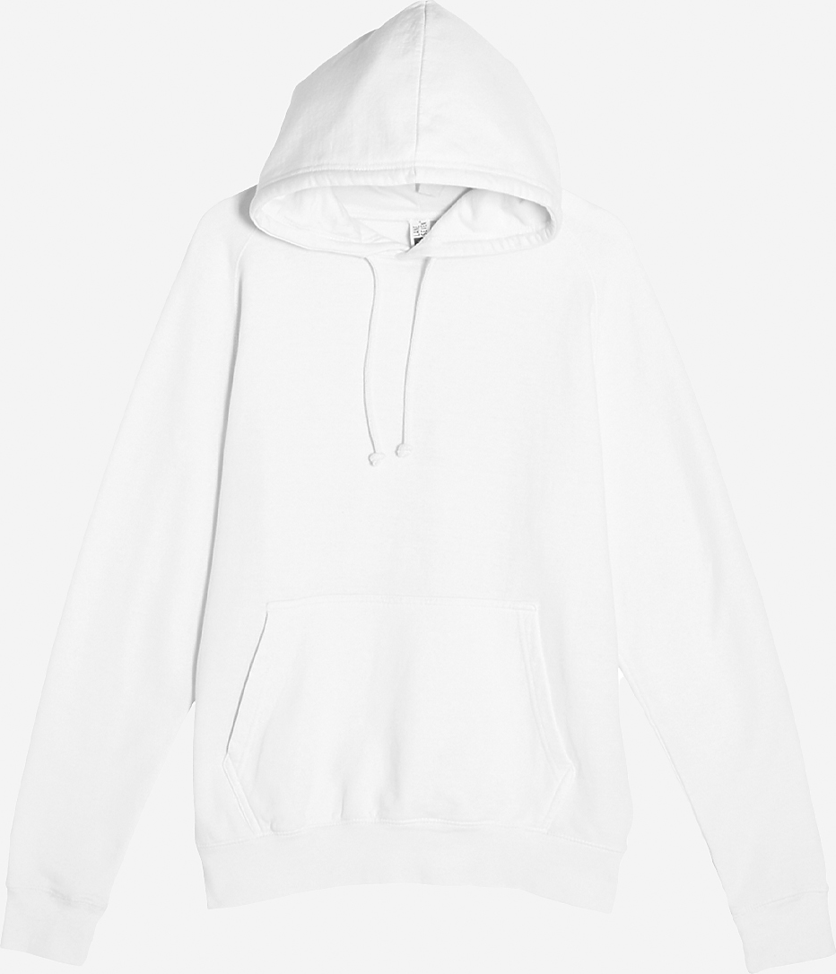 Lane Seven Lst004 Vintage Raglan Hoodie - White