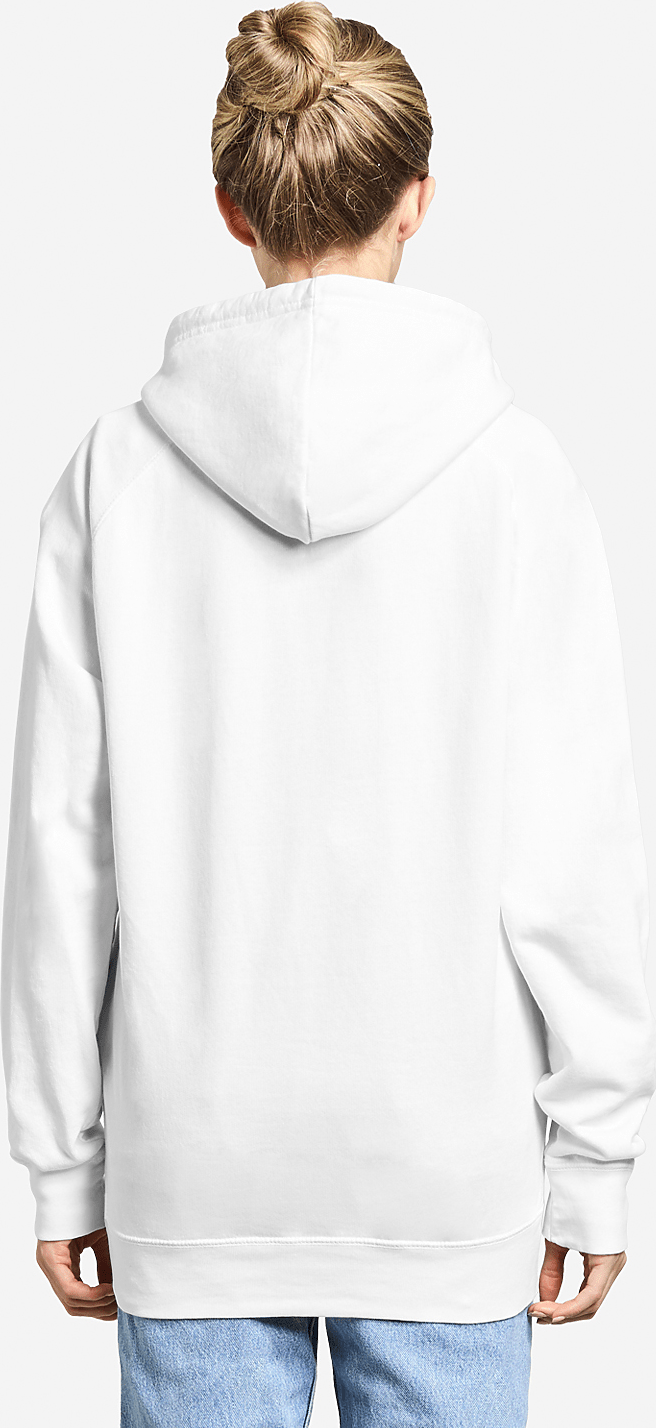 Lane Seven Lst004 Vintage Raglan Hoodie - White