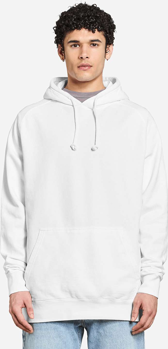 Lane Seven Lst004 Vintage Raglan Hoodie - White