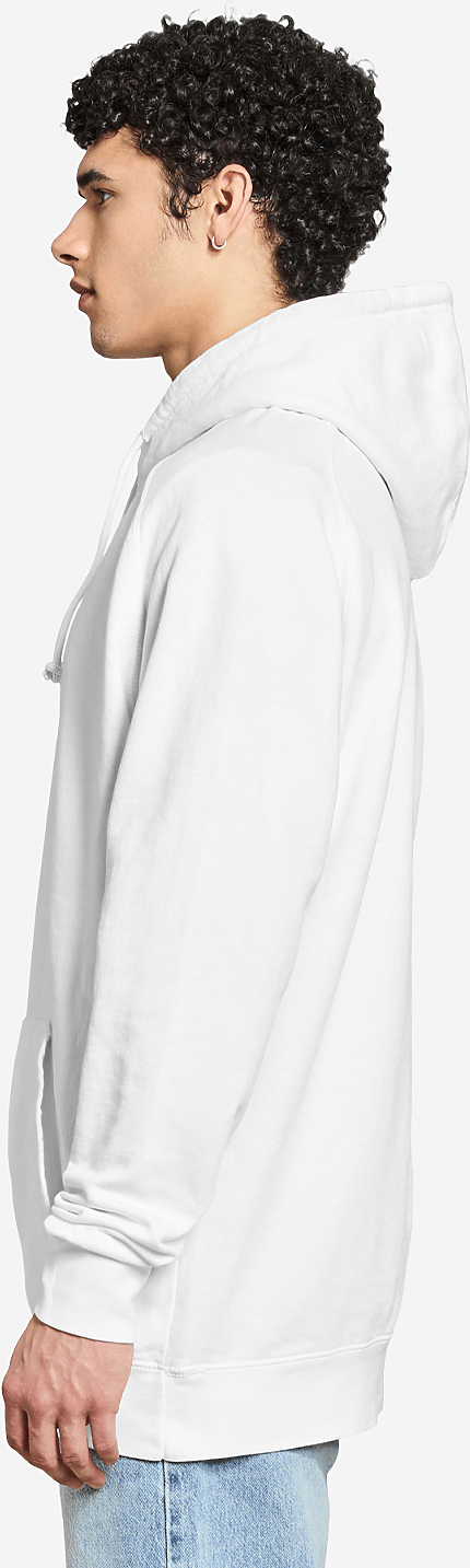 Lane Seven Lst004 Vintage Raglan Hoodie - White