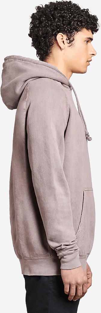 Lane Seven Lst004 Vintage Raglan Hoodie - Zinc