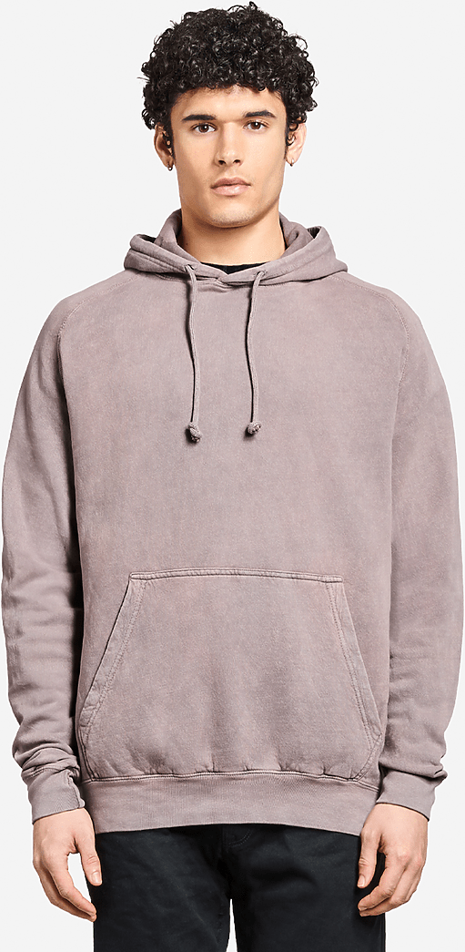 Lane Seven Lst004 Vintage Raglan Hoodie - Zinc