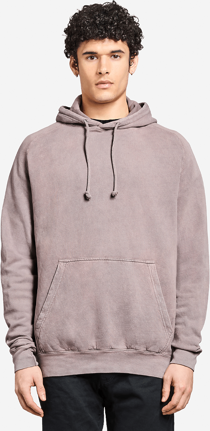 Lane Seven Lst004 Vintage Raglan Hoodie - Zinc