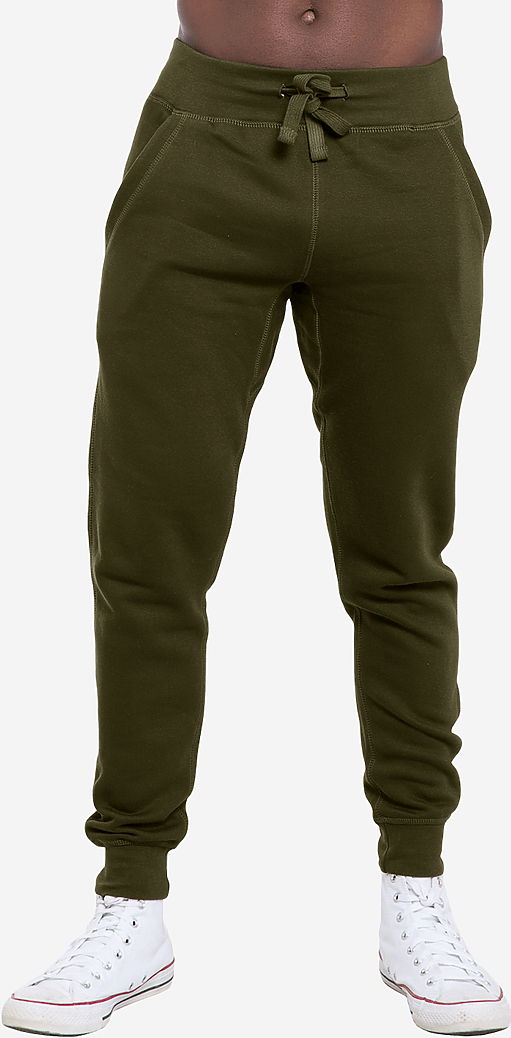 Lane Seven Lst006 Premium Fleece Joggers - Army Green