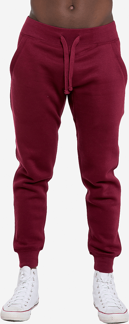 Lane Seven Lst006 Premium Fleece Joggers - Burgundy - Burgundy / Adult Xs