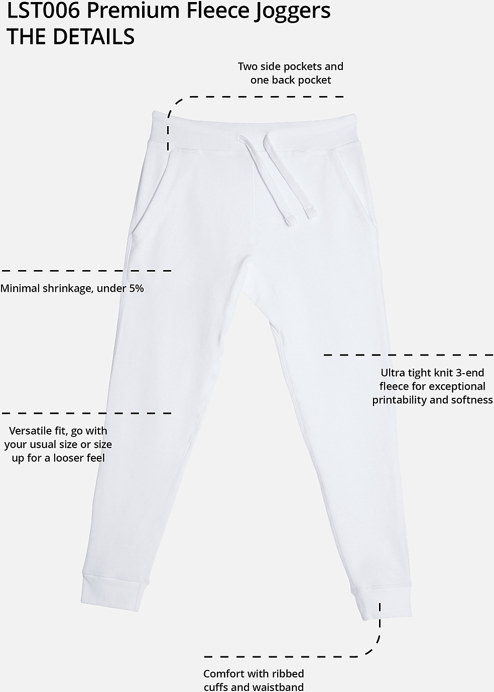 Lane Seven Lst006 Premium Fleece Joggers - Burgundy