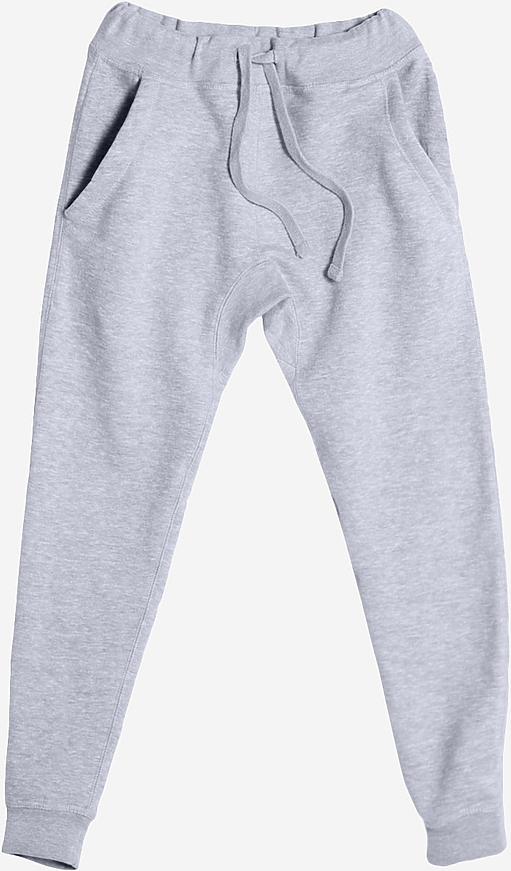 Lane Seven Lst006 Premium Fleece Joggers - Heather Grey