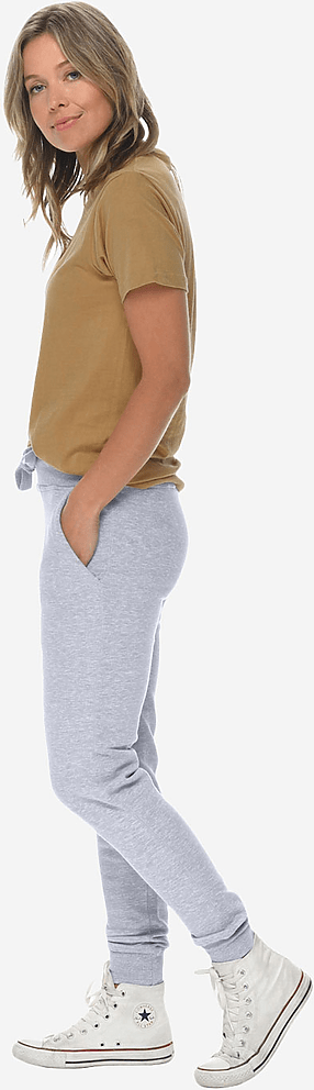 Lane Seven Lst006 Premium Fleece Joggers - Heather Grey