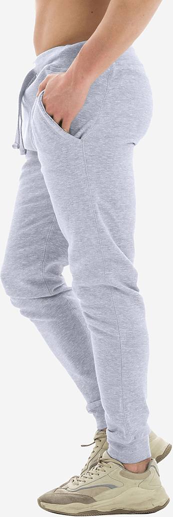 Lane Seven Lst006 Premium Fleece Joggers - Heather Grey