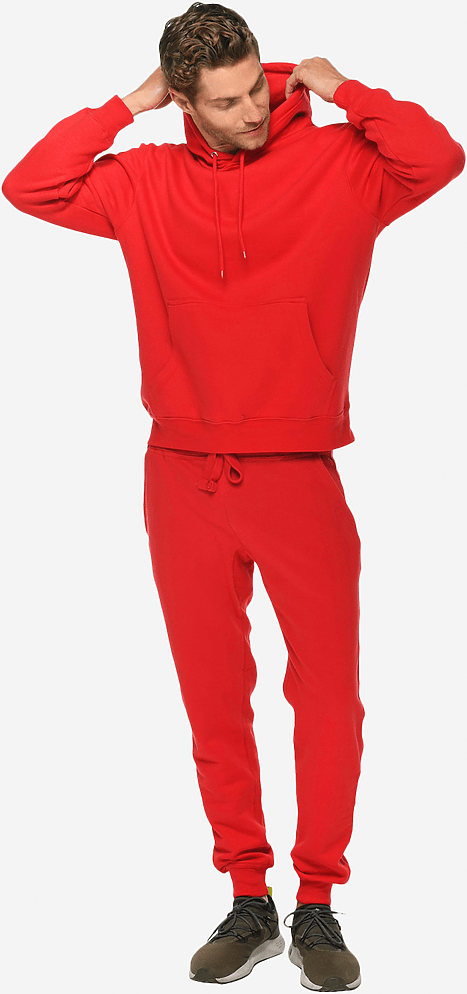 Lane Seven Lst006 Premium Fleece Joggers - Red - Red / Adult Xs