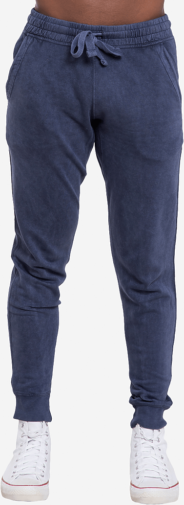 Lane Seven Lst009 Vintage Joggers - Denim - Vintage Denim / Adult Xs
