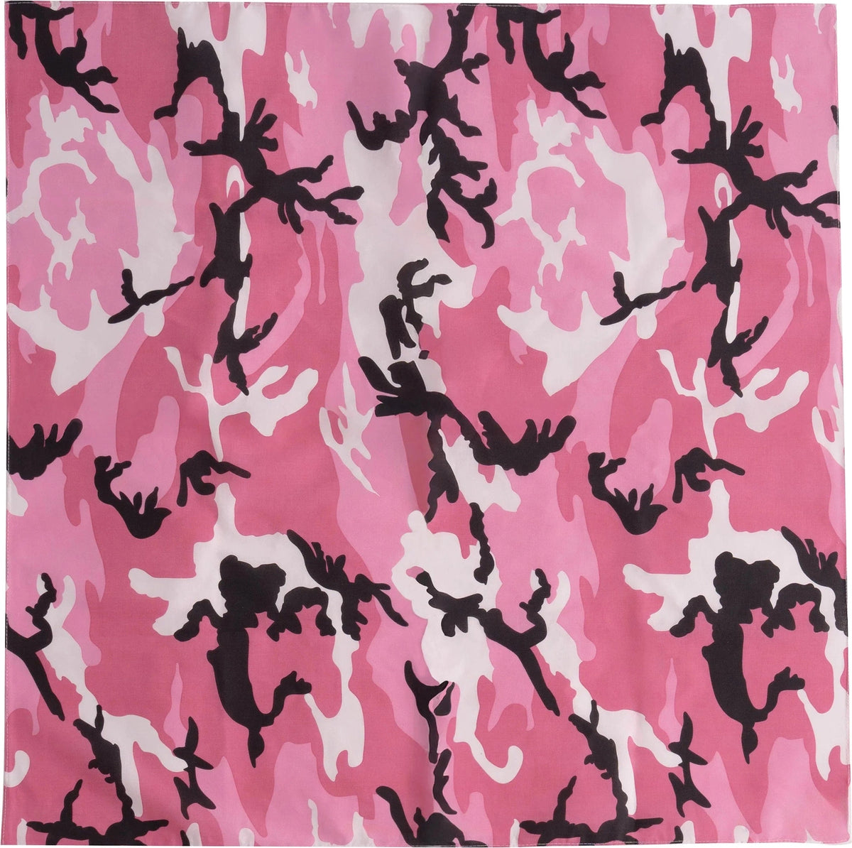 Large Camo Bandana 27 x Inch - Pink