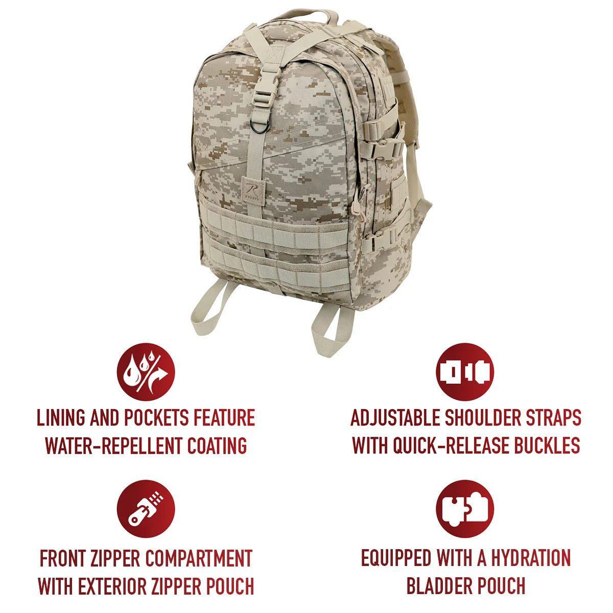 Large Camo Transport Pack
