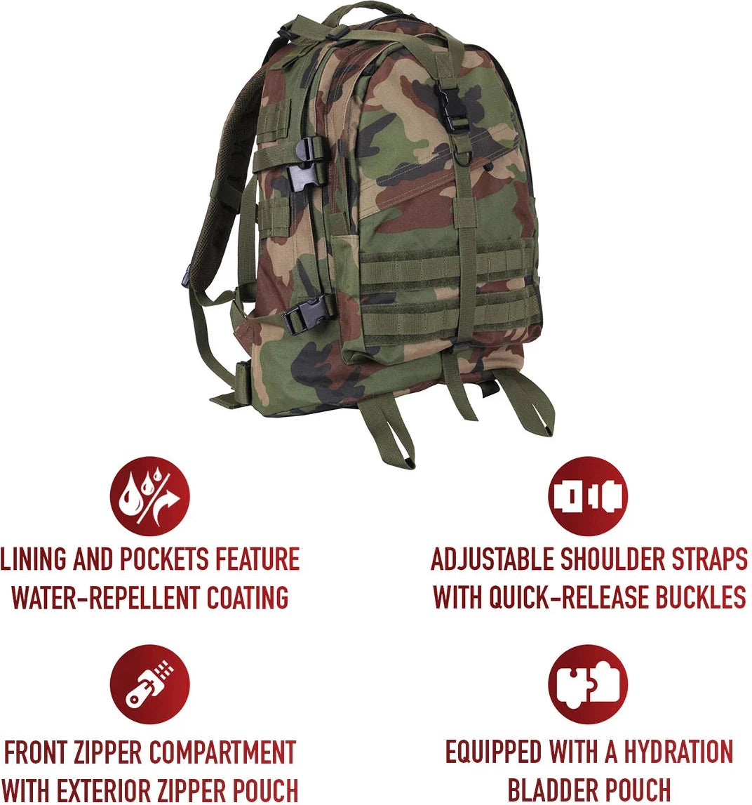 Large Camo Transport Pack