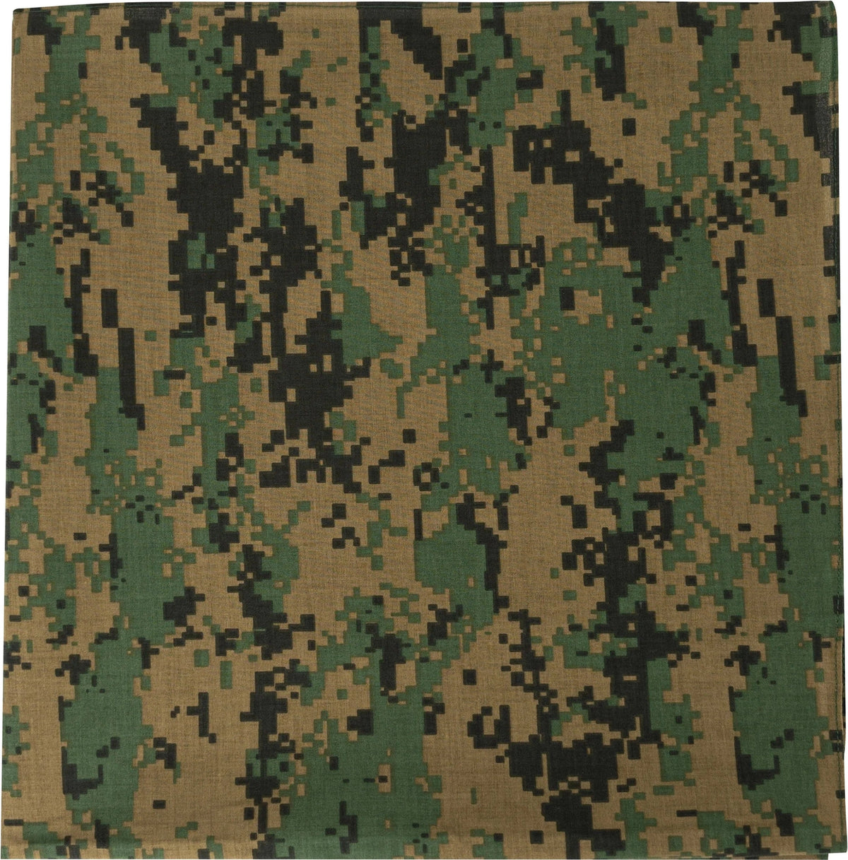Large Digital Camo Bandana