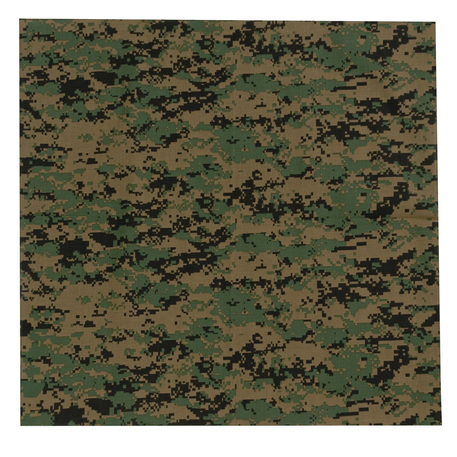 Large Digital Camo Bandana - Woodland