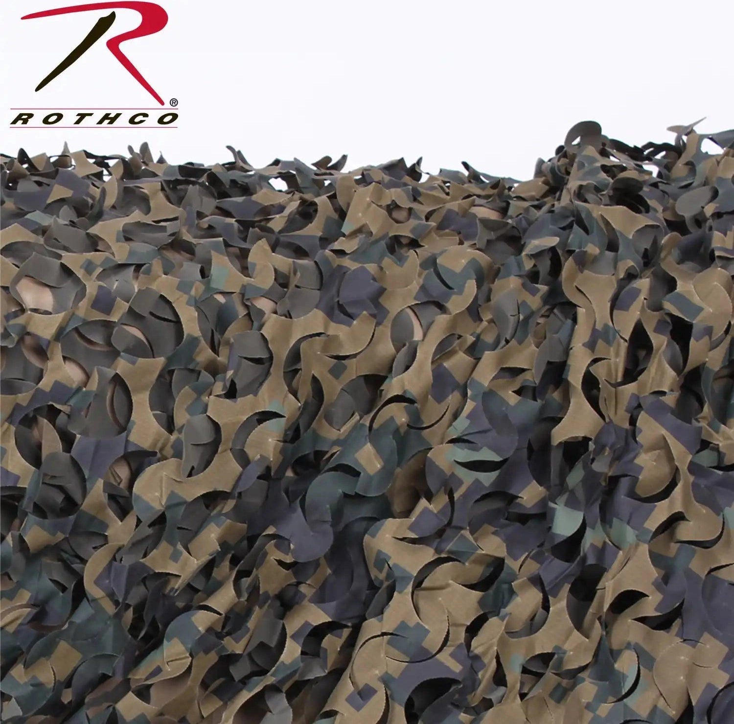 Large Ultra Lite Digital Woodland Net