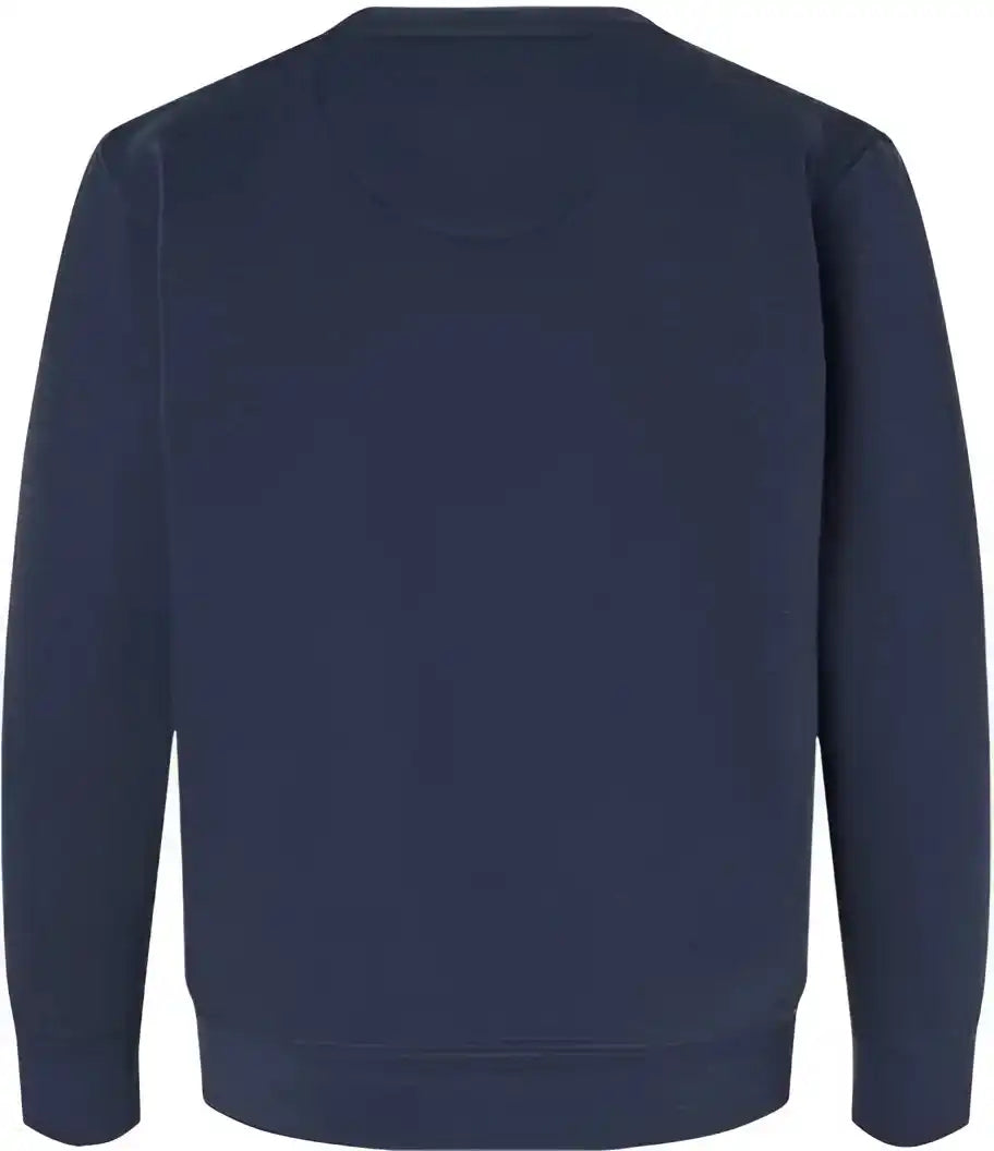 Lat 2225 Youth Elevated Fleece Crewneck Sweatshirt Navy