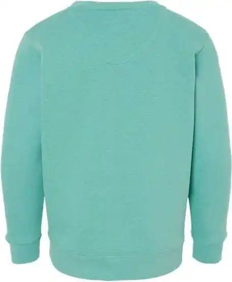 Lat 2225 Youth Elevated Fleece Crewneck Sweatshirt - Saltwater