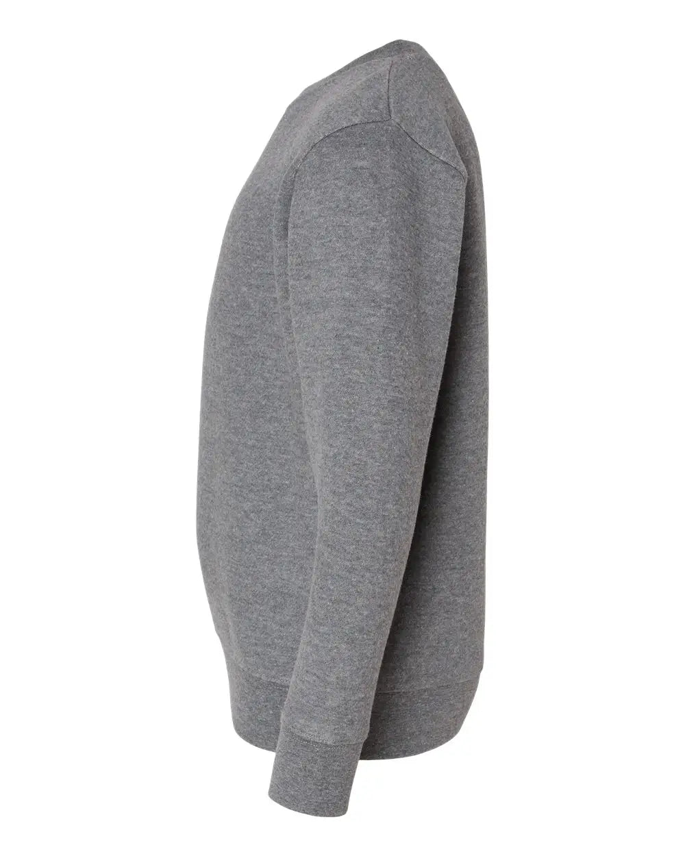 Lat 2225l Youth Elevated Fleece Crewneck Sweatshirt - 2225 - Granite Heather