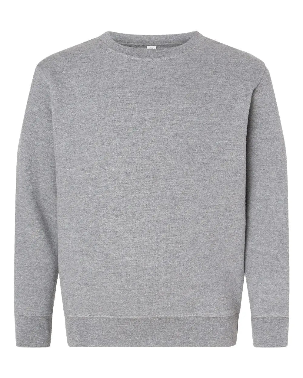 Lat 2225l Youth Elevated Fleece Crewneck Sweatshirt - 2225 - Heather - Xs