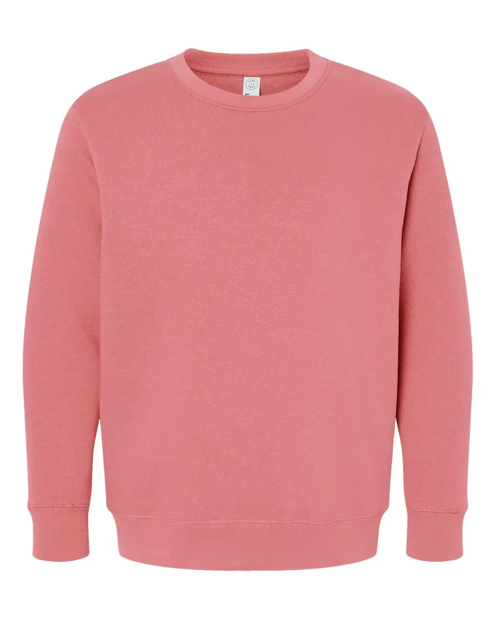Lat 2225l Youth Elevated Fleece Crewneck Sweatshirt - 2225 - Mauvelous - Xs