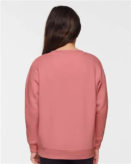 Lat 2225l Youth Elevated Fleece Crewneck Sweatshirt - 2225 - Mauvelous