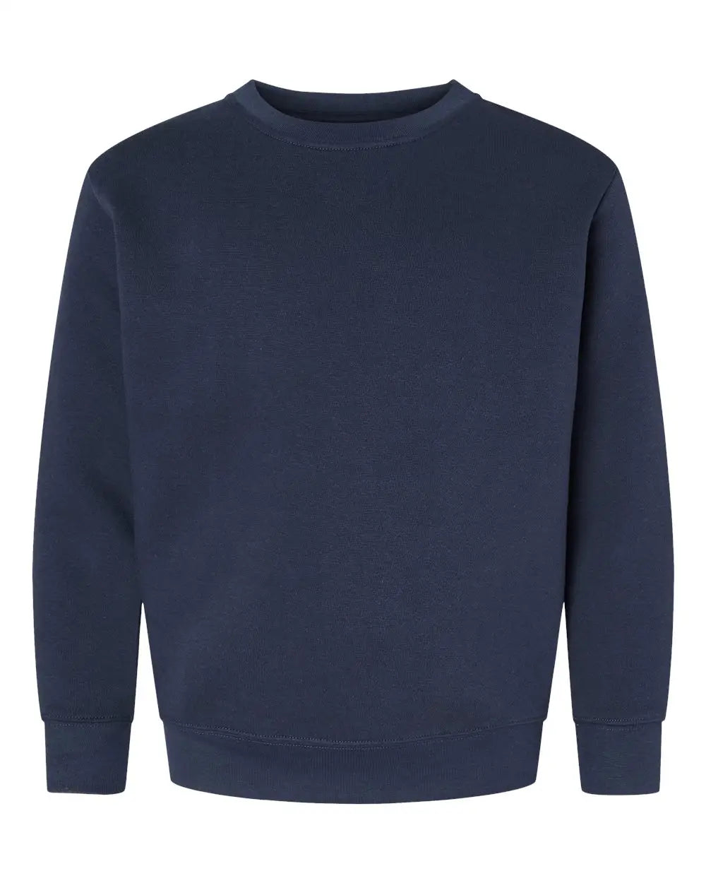 Lat 2225l Youth Elevated Fleece Crewneck Sweatshirt - 2225 - Navy - Xs