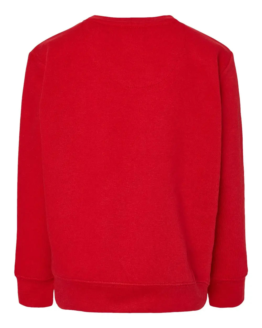 Lat 2225l Youth Elevated Fleece Crewneck Sweatshirt - 2225 - Red