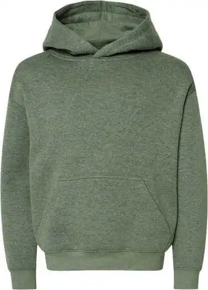 Lat 2296 Youth Fleece Hoodie Bamboo Blackout