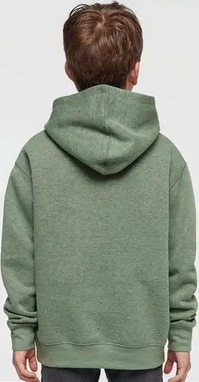Lat 2296 Youth Fleece Hoodie Bamboo Blackout