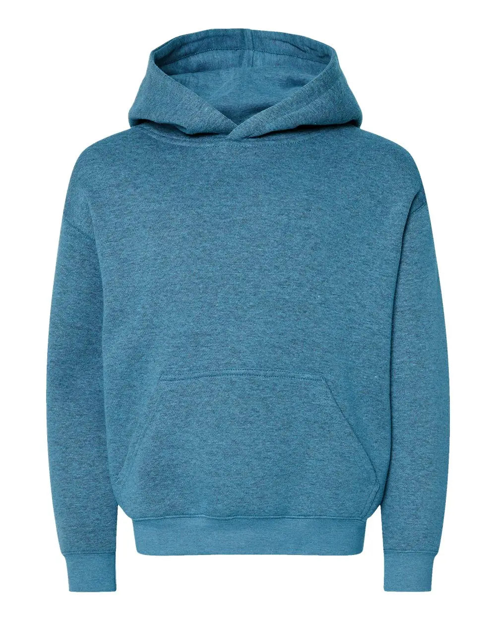 Lat 2296 Youth Fleece Hoodie - Bermuda Blackout - Dark Gray / Xs