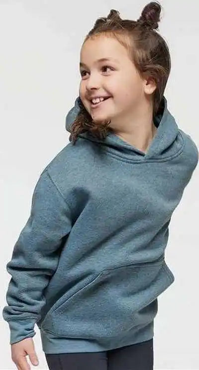 Lat 2296 Youth Fleece Hoodie - Bermuda Blackout