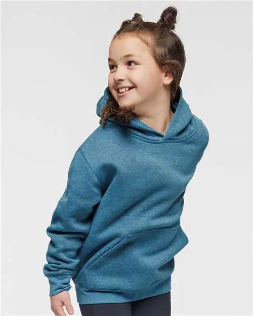 Lat 2296 Youth Fleece Hoodie - Bermuda Blackout