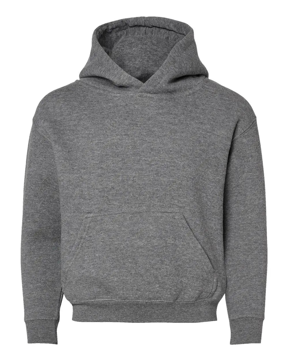 Lat 2296 Youth Fleece Hoodie - Granite Heather
