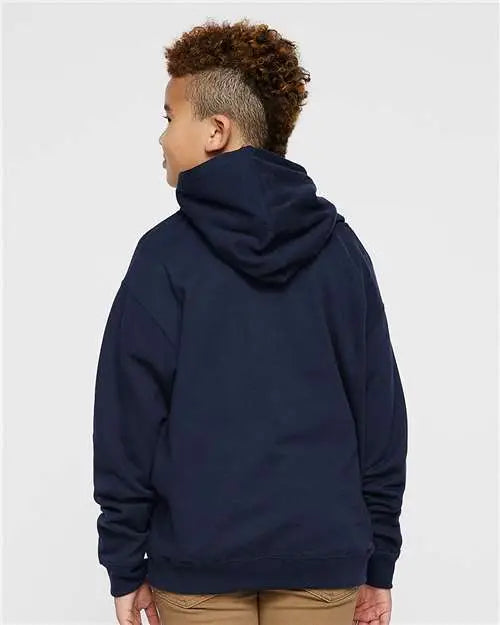 Lat 2296 Youth Fleece Hoodie - Navy