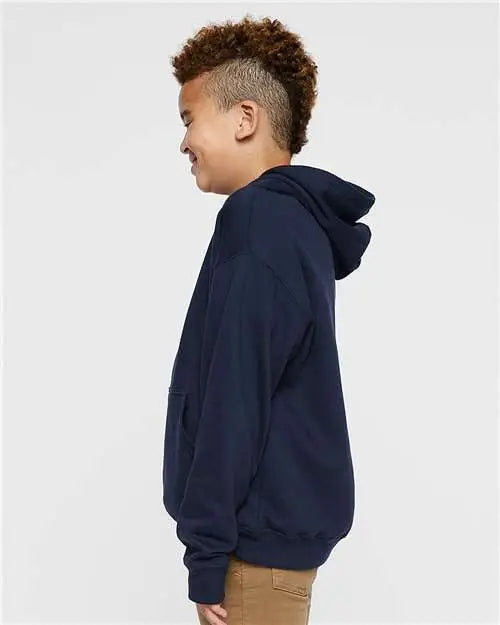 Lat 2296 Youth Fleece Hoodie - Navy