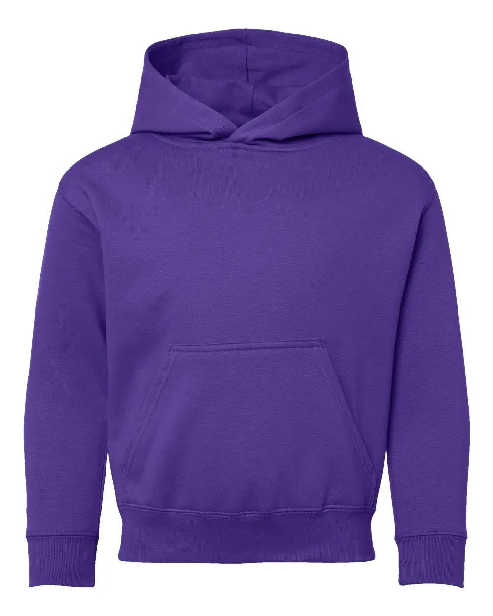 Lat 2296 Youth Fleece Hoodie - Purple - Xs