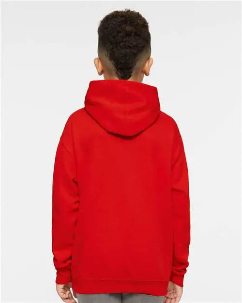 Lat 2296 Youth Fleece Hoodie - Red