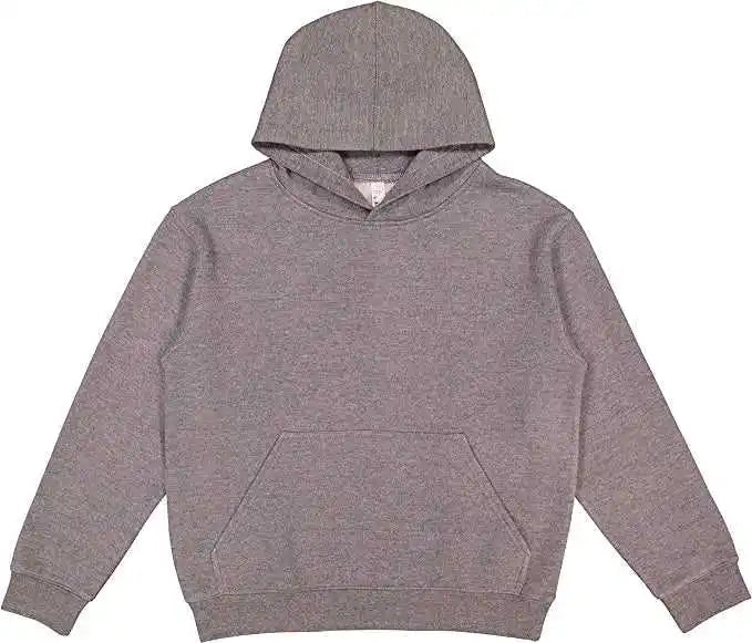 Lat 2296 Youth Pullover Hooded Sweatshirt - Granite Heather