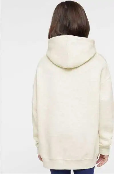 Lat 2296 Youth Pullover Hooded Sweatshirt Natural Heather