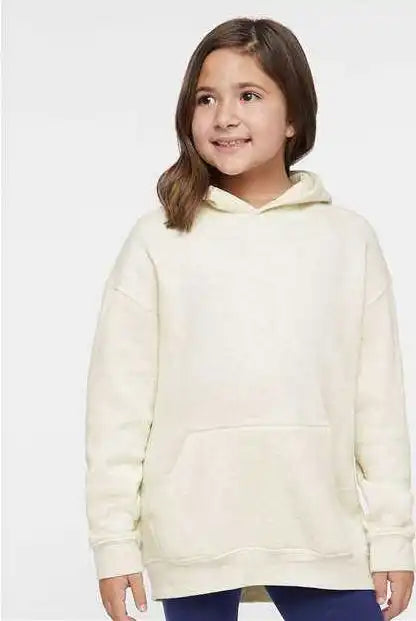 Lat 2296 Youth Pullover Hooded Sweatshirt Natural Heather
