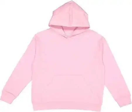 Lat 2296 Youth Pullover Hooded Sweatshirt - Pink