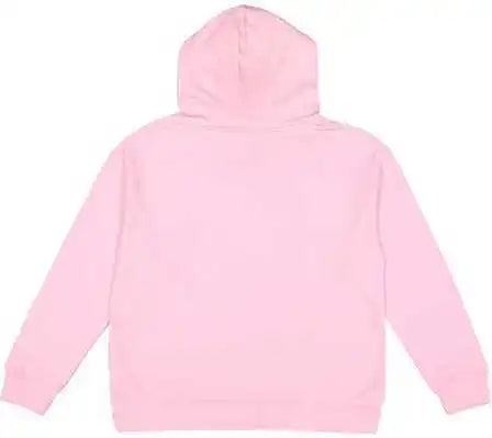 Lat 2296 Youth Pullover Hooded Sweatshirt - Pink