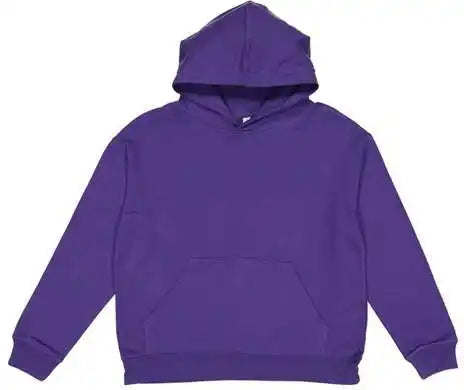 Lat 2296 Youth Pullover Hooded Sweatshirt - Purple