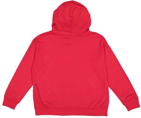 Lat 2296 Youth Pullover Hooded Sweatshirt - Red