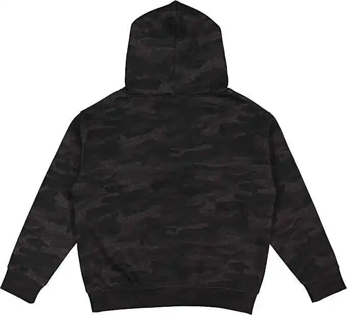 Lat 2296 Youth Pullover Hooded Sweatshirt - Storm Camo