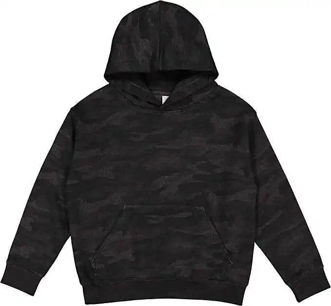 Lat 2296 Youth Pullover Hooded Sweatshirt - Storm Camo