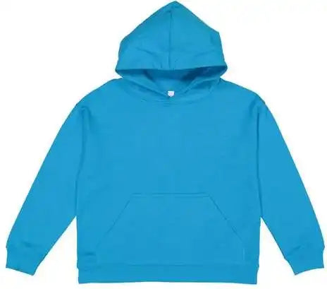 Lat 2296 Youth Pullover Hooded Sweatshirt Turquoise