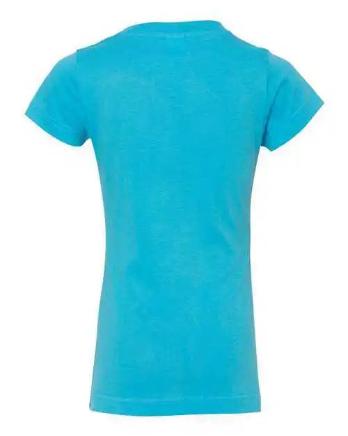 Lat 2616 Girls’ Fine Jersey Tee Aqua